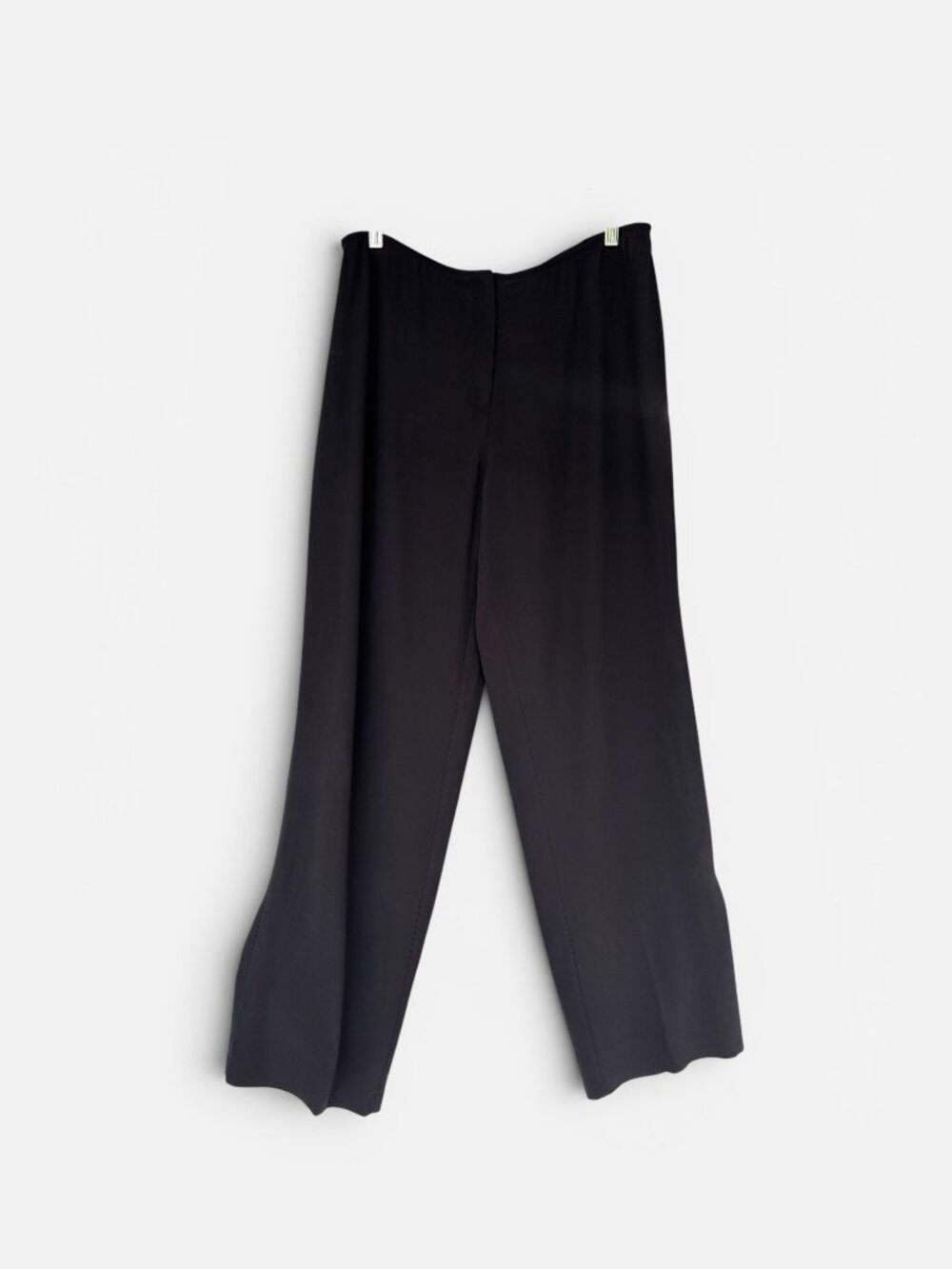 Eileen Fisher Silk Georgette Crepe Luxe Trouser NWT